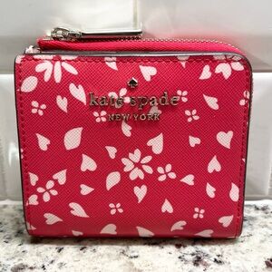 Kate Spade Staci L Zip Bi Fold Wallet EUC